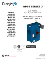 Preview for 1 page of ECR International Dunkirk WPSB 3 Series Installation, Operation & Maintenance Manual