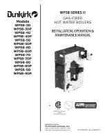 Preview for 1 page of ECR International Dunkirk WPSB II Series Installation, Operation & Maintenance Manual