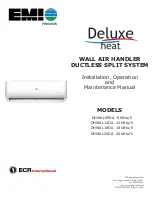 ECR International EMI Deluxe Heat DHWAL09DA Installation, Operation And Maintenance Manual preview