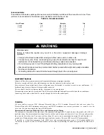 Preview for 6 page of ECR International EMI DHMZ218DA Installation, Operation And Maintenance Manual