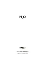 Preview for 24 page of ECR International H20I60 Installation, Operation & Maintenance Manual