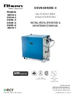 ECR International Olsen OSVB II Series Installation, Operation & Maintenance Manual preview