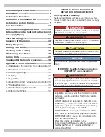 Preview for 2 page of ECR International Olsen OSVB II Series Installation, Operation & Maintenance Manual