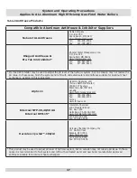 Preview for 47 page of ECR International UB90-125 Installation, Operation & Maintenance Manual