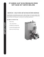 Preview for 37 page of ECR International ULTIMATE PF Series Installation Manual And Operating Instructions