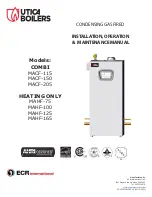 Preview for 5 page of ECR International UTICA BOILERS MACF-115 Installation, Operation And Maintenance Manual