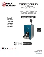 ECR International UTICA BOILERS TRB4075 Installation, Operation & Maintenance Manual предпросмотр