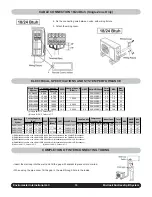 Предварительный просмотр 16 страницы ECR EnviroAir ACM-09D-B Installation Manual And Operating Instructions