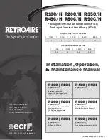 Preview for 1 page of ECR RETROAIRE R10C Installation, Operation & Maintenance Manual