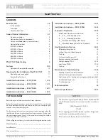 Preview for 2 page of ECR RETROAIRE R10C Installation, Operation & Maintenance Manual