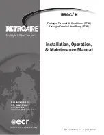 Preview for 1 page of ECR RetroAire R90C Installation, Operation & Maintenance Manual