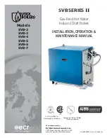 Preview for 1 page of ECR UTICA BOILERS SVB II Series Installation, Operation & Maintenance Manual