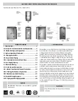 Preview for 2 page of ECR UTICA BOILERS UB95M-200 Installation, Operation & Maintenance Manual