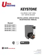 ECR Utica Keystone UH3KWC0.80 Installation, Operation & Maintenance Manual preview