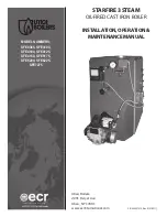 Preview for 1 page of ECR UTICA SFE0365 Installation, Operation & Maintenance Manual