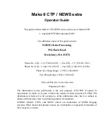 Предварительный просмотр 2 страницы ECRM Mako 8 CTP Operator'S Manual