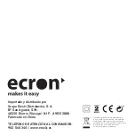 Preview for 57 page of ECRON BL9320 Instruction Manual