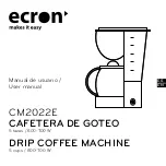 ECRON CM2022E User Manual preview