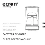 ECRON CM4008-AV Instruction Manual предпросмотр