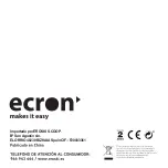 Preview for 36 page of ECRON CM4008-AV Instruction Manual