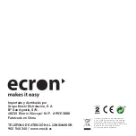 Предварительный просмотр 66 страницы ECRON COSMO 1252421 User Manual