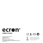 Предварительный просмотр 19 страницы ECRON DF-03F User Manual