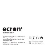 Предварительный просмотр 41 страницы ECRON FD-40QII User Manual