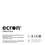 Предварительный просмотр 55 страницы ECRON GFC27-525W-1L User Manual