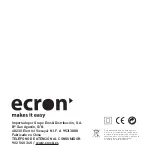 Предварительный просмотр 38 страницы ECRON KYT30 User Manual