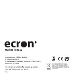 Preview for 46 page of ECRON NY-20G1 User Manual