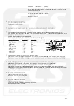 Предварительный просмотр 1 страницы ECS Electronics SUZ-019-B Fitting Instructions