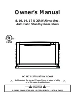 ECS 10kW Owner'S Manual preview