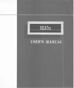 ECS NEATSX User Manual preview