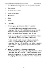 Preview for 3 page of Ectaco EHu600T User Manual