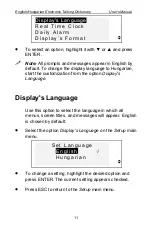 Preview for 11 page of Ectaco EHu600T User Manual