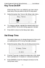 Preview for 21 page of Ectaco EHu600T User Manual