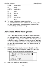 Preview for 24 page of Ectaco EHu600T User Manual