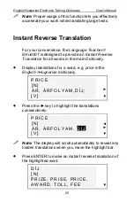 Preview for 25 page of Ectaco EHu600T User Manual