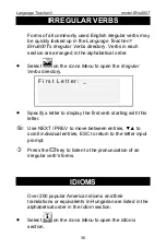 Preview for 36 page of Ectaco EHu600T User Manual