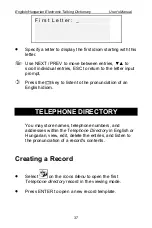 Preview for 37 page of Ectaco EHu600T User Manual