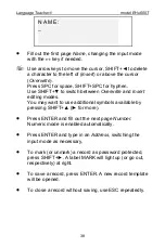 Preview for 38 page of Ectaco EHu600T User Manual