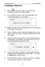 Preview for 40 page of Ectaco EHu600T User Manual