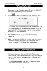 Preview for 42 page of Ectaco EHu600T User Manual