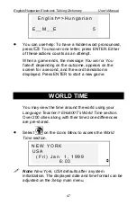 Preview for 47 page of Ectaco EHu600T User Manual