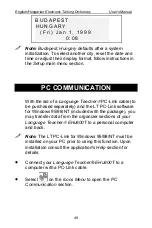 Preview for 49 page of Ectaco EHu600T User Manual