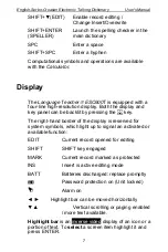 Предварительный просмотр 7 страницы Ectaco ESC600T User Manual