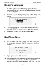 Предварительный просмотр 12 страницы Ectaco ESC600T User Manual