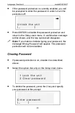 Предварительный просмотр 20 страницы Ectaco ESC600T User Manual