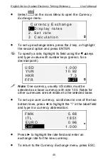 Предварительный просмотр 45 страницы Ectaco ESC600T User Manual