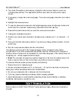 Preview for 23 page of Ectaco iTravel series User Manual